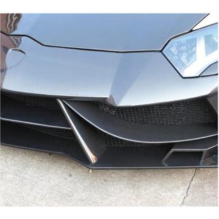 Priekšējā bampera lūpas uzlikas (oglekļa šķiedra) Lamborghini Aventador 2011–2022 foto 3