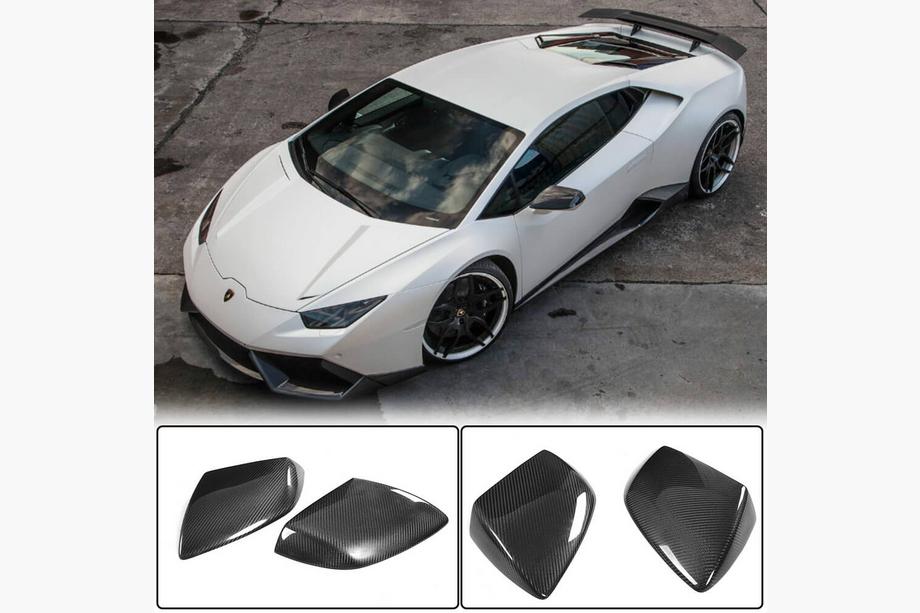 Lamborghini Huracan 2014– Oglekļa šķiedras spoguļu uzlikas (Carbon) Image