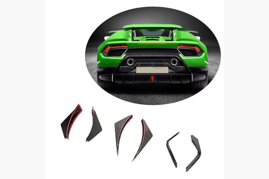 Lamborghini Huracan 2014– Aizmugurējā bampera difuzors V2 (oglekļa šķiedra) Image