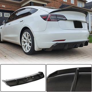 Aizmugurējā bufera difuzors V1 (2017-2023, oglekļa šķiedra) Tesla Model 3 2017– foto 3