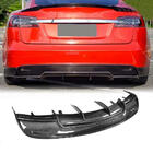 Tesla Model S 2012– Aizmugurējā bampera difuzors FRP V2 foto 1