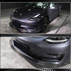 Tesla Model 3 2017– Priekšējā bufera lūpa Lip V2 (2017-2023, oglekļa šķiedra) foto 5