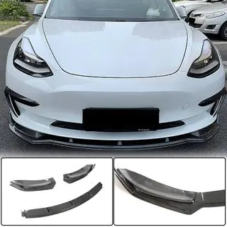 Priekšējā bampera lūpa Lip V5 (2017-2023, Carbon) foto 1