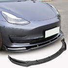 Tesla Model 3 2017– Priekšējā bufera lūpa Lip ABS V8 (2017-2019) foto 1