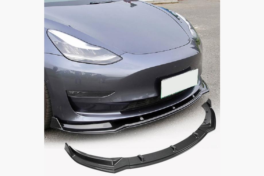 Tesla Model 3 2017– Priekšējā bufera lūpa Lip ABS V8 (2017-2019) Image