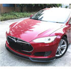 Tesla Model S 2012– Priekšējā bampera lūpa Lip V2 (2012-2016, Oglekļa šķiedra) foto 2