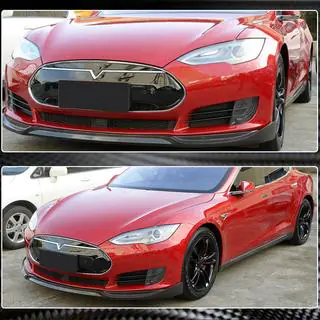 Priekšējā bufera lūpa Lip V1 (2012-2016, Carbon) foto 2