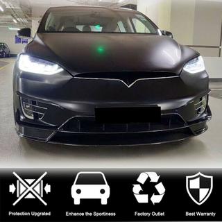 Priekšējā bampera lūpa Lip (2015-2021, oglekļa šķiedra) Tesla Model X 2015– foto 3