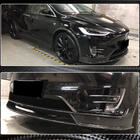 Tesla Model X 2015– Priekšējā bampera lūpa Karbons V3 (2016-2020) foto 4