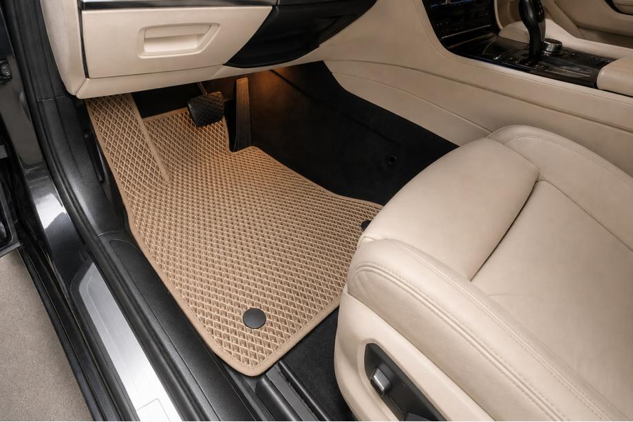 BMW 7. sērija F01/F02 2008–2015 EVA auto paklāji (F01, bēši) Image