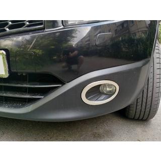 Miglas lukturu ārējā apmale (2 gab., nerūsējošais tērauds) Nissan Qashqai 2010–2014 foto 1