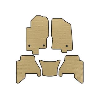 EVA V2 salona paklāji (2 rindas, bēši, 2010-2014) Nissan Pathfinder R51 2005–2014