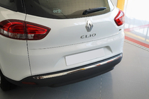 Renault Clio IV 2012–2019 Bampera aizsargmala (SW, nerūsējošais tērauds) foto 1