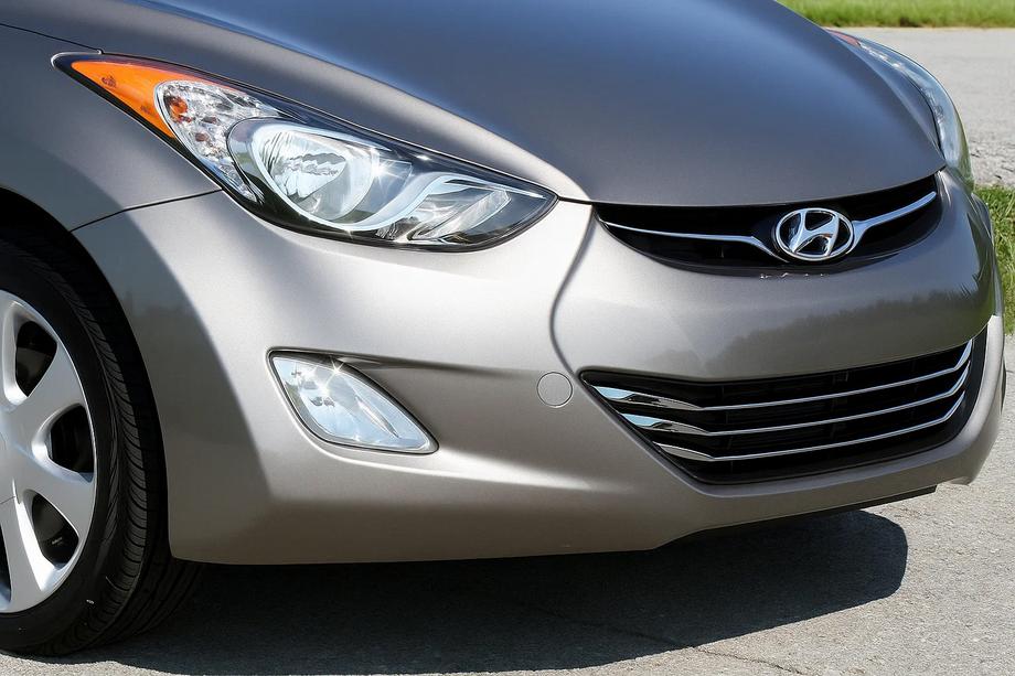 Hyundai Elantra (MD/UD) 2011–2015 Radiatora režģa uzlikas (3 gab., nerūsējošais tērauds) Image