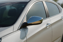 Hyundai Elantra (MD/UD) 2011–2015 Spoguļu uzlikas bez pagrieziena atkārtotāja (2 gab., nerūsējošais tērauds) foto 1