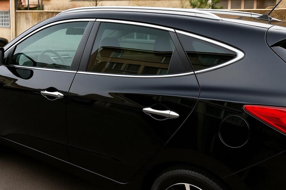 Hyundai IX-35 2010–2015 Hromētu logu apmaļu komplekts (10 gab., nerūsējošais tērauds) Image