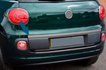 Fiat 500/500L 2013–2022 Bagāžnieka malas uzlika (nerūsējošā tērauda) foto 3