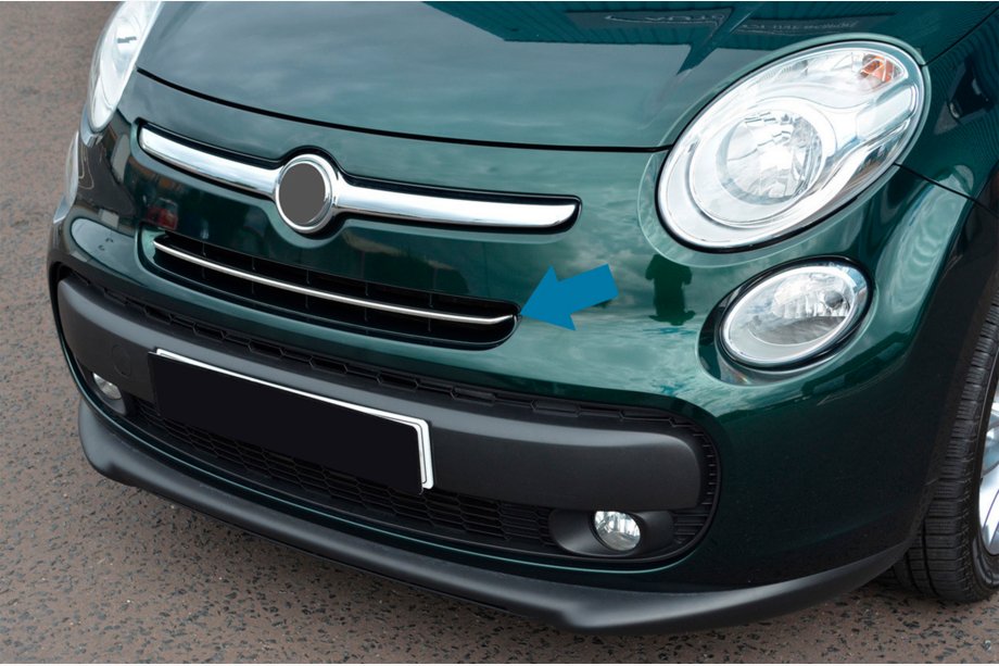 Fiat 500/500L 2013–2022 Restes uzlikas (popstar, nerūsējošais tērauds) Image