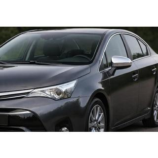 Spoguļu uzlikas (2 gab., nerūsējošais tērauds) Toyota Avensis 2009–2018 foto 1