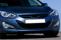Hyundai I-40 2011–2019 Hromēti miglas lukturu apdares gredzeni (2 gab., nerūsējošais tērauds) foto 1