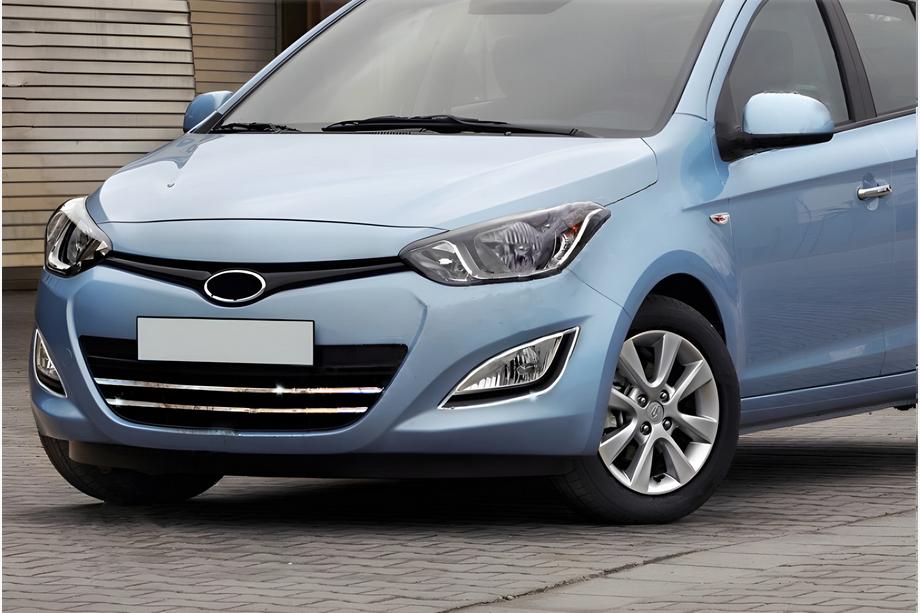 Hyundai I-20 2012–2014 Restes dekoratīvās līstes (2 gab., nerūsējošais tērauds) Image