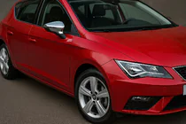 Seat Leon 2013–2020 Spoguļu uzlikas (2 gab., nerūsējošais tērauds) foto 2
