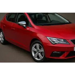 Spoguļu uzlikas (2 gab., nerūsējošais tērauds) Seat Leon 2013–2020 foto 2