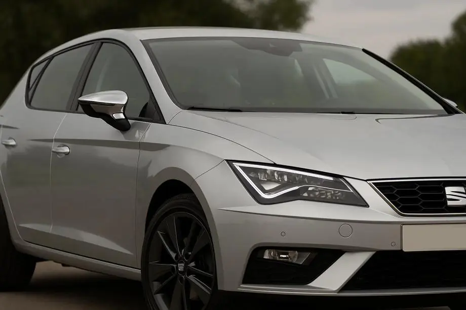 Seat Leon 2013–2020 Spoguļu uzlikas (2 gab., nerūsējošais tērauds) Image