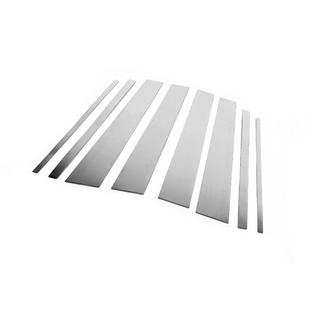 Durvju statņu moldingi (8 gab., nerūsējošais tērauds) Toyota Land Cruiser Prado 150 2009–2023 foto 3