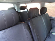 Volkswagen T5 Transporter 2003–2010 Autosēdekļu pārvalki (mākslīgā āda↗audums, Premium) Priekšējie (1+1) foto 5