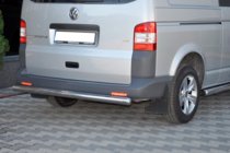 Volkswagen T5 Transporter 2003–2010 Aizmugurējais aizsargstienis AK002 (nerūsējošais tērauds) foto 5