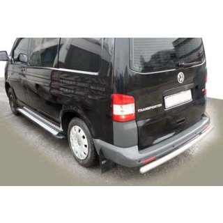 Aizmugurējais aizsargstienis AK002 (nerūsējošais tērauds) Volkswagen T5 Transporter 2003–2010 foto 2
