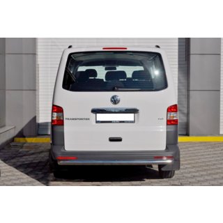 Aizmugurējais aizsargstienis AK002 (nerūsējošais tērauds) Volkswagen T5 Transporter 2003–2010 foto 3