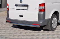 Volkswagen T5 Multivan 2003–2010 Aizmugurējais aizsargstienis AK002 (nerūsējošais tērauds) foto 3