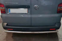 Volkswagen T5 Caravelle 2004–2010 Aizmugurējais aizsargstienis AK002 (nerūsējošais tērauds) foto 4