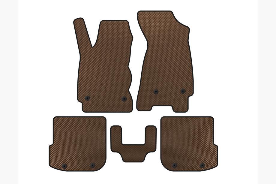 Audi A4 B5 1994–2001 EVA salona paklāji (Sedan, brūni) Image