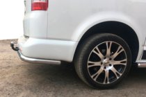 Volkswagen T5 Caravelle 2004–2010 Aizmugurējie stūra elementi AK003 (2 gab., nerūsējošais tērauds) foto 3