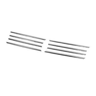 Radiatora režģa apmales uzlikas (8 gab., nerūsējošais tērauds) Volkswagen T5 Transporter 2003–2010 foto 3
