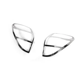 Aizmugurējo lukturu uzlikas 2006-2009 (2 gab., nerūsējošais tērauds) Toyota Rav 4 2006–2013 foto 2
