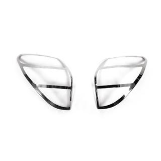 Aizmugurējo lukturu uzlikas 2006-2009 (2 gab., nerūsējošais tērauds) Toyota Rav 4 2006–2013 foto 4