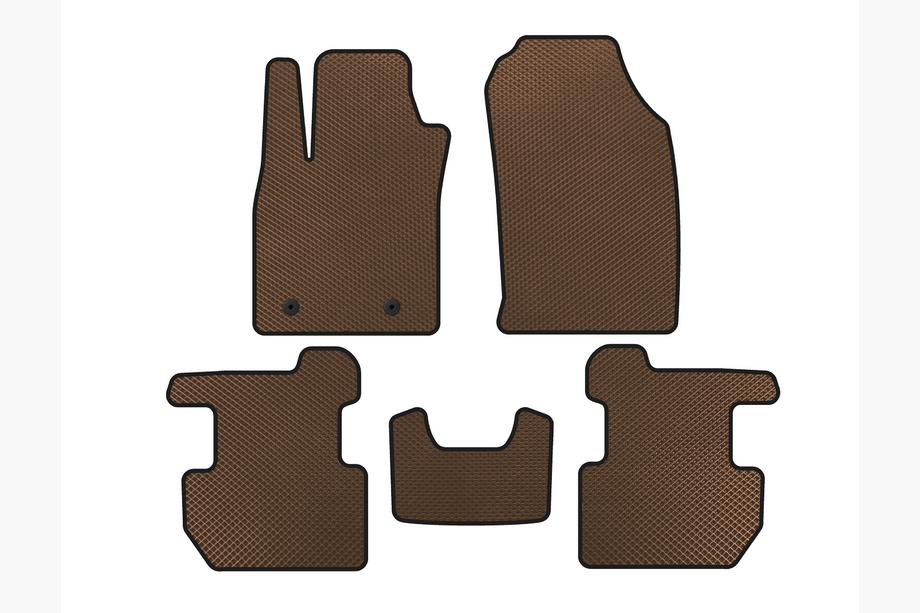 Ford Ecosport 2013–2022 EVA salona paklājiņi (2018-2022, brūni) Image