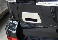 Toyota Land Cruiser Prado 120 2002–2009 Bagāžnieka durvju roktura uzlika (nerūsējošais tērauds) OmsaLine – itāļu nerūsējošais tērauds foto 5