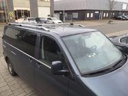 Volkswagen T5 2010–2015 Jumta reliņi CROWN (matēti pelēki) foto 11