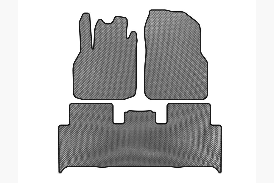 Renault Scenic/Grand 2003–2009 EVA salona paklāji (2 rindas, pelēki) Image