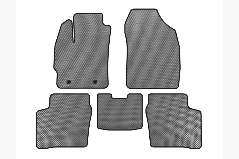 Toyota Prius 2003–2009 EVA automašīnas salona paklājiņi (LB, pelēki) Image
