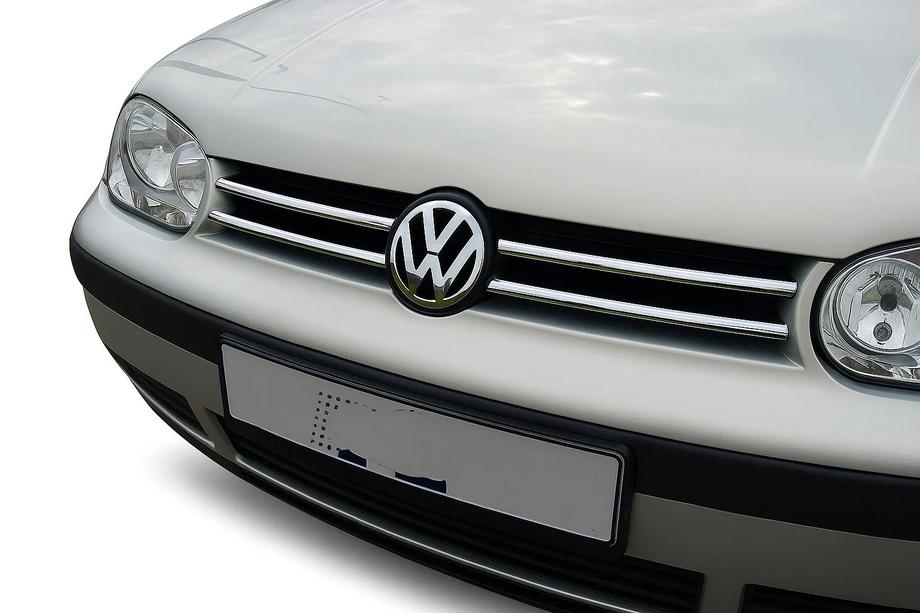 Volkswagen Golf 4 1997–2006 Radiatora restes uzlikas (4 gab., nerūsējošais tērauds) Foto 1