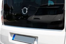 Opel Combo 2012–2018 Aizmugurējā stikla apmale (nerūsējošais tērauds) foto 4