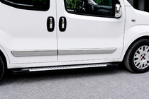 Opel Combo 2012–2018 Sānu pakāpieni Allmond Grey (2 gab., alumīnija) foto 1