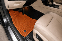 BMW 7. sērija F01/F02 2008–2015 EVA salona paklājiņi (F01, oranži) foto 1