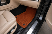 BMW 7. sērija F01/F02 2008–2015 EVA salona paklājiņi (F01, oranži) foto 2